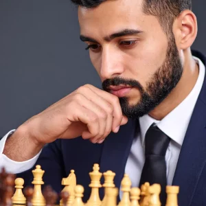 Dərin düşüncədə şahmatçı – Hər gediş sayılır